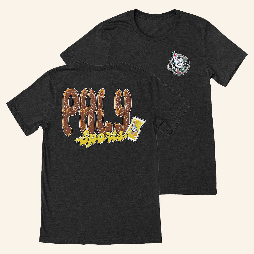 All City Network Merch Phly Sports Pretzel T-Shirt Gift Ideas For Him