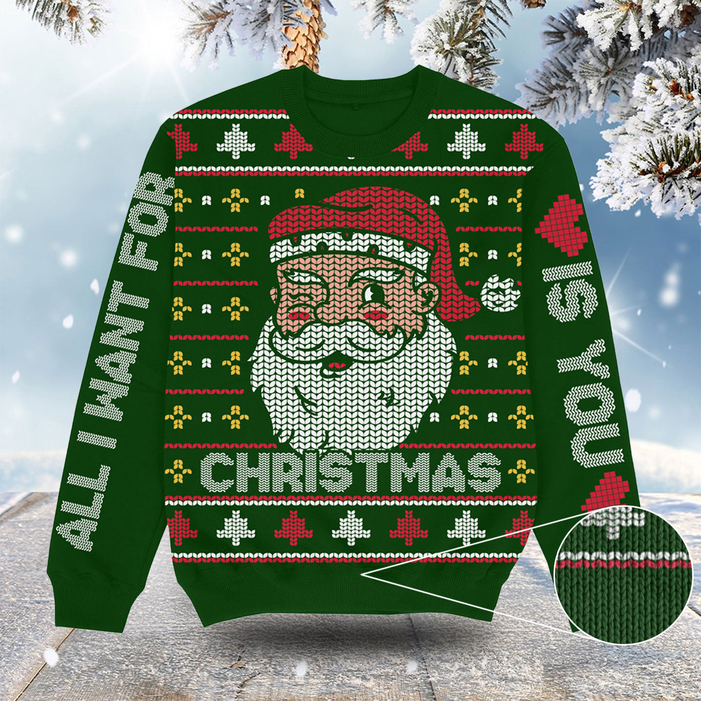 All I Want For Christmas Christmas Ugly Sweater Cute Xmas Apparel Son In Law Christmas Presents