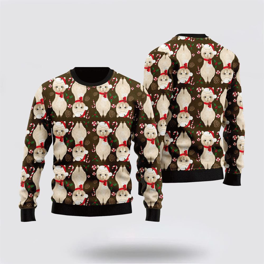 All I Want For Christmas Is a Llama Ugly Christmas Sweater Christmas Gifts For Husband
