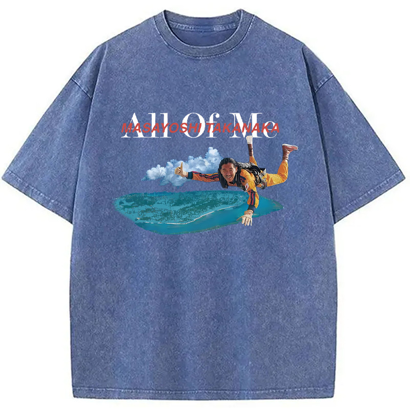 All Of Me Album Washed T-Shirt Soft Cotton Daily Wear Tee Gifts For Brother