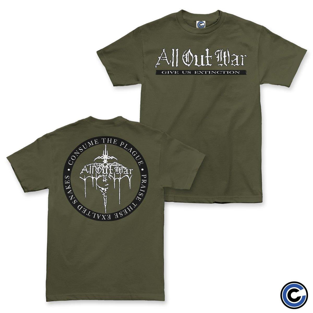 All Out War Merch Extinction Shirt All Out War Shirt