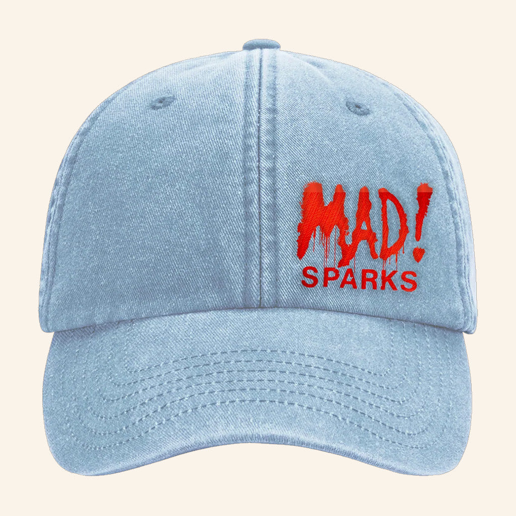 All Sparks Merch Mad Embroidered Hat Gifts For Him Her All Sparks Merch Mad Embroidered Hat Gifts For Him Her