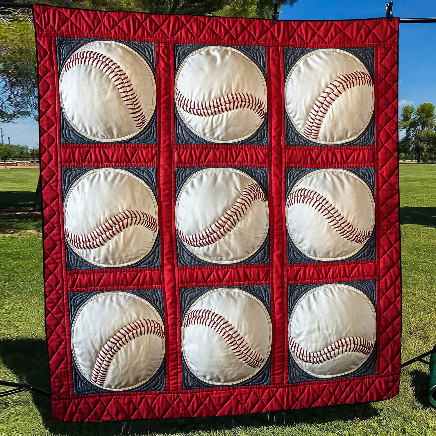 All-Star Baseball Quilted Blanket Gifts For Baseball Players