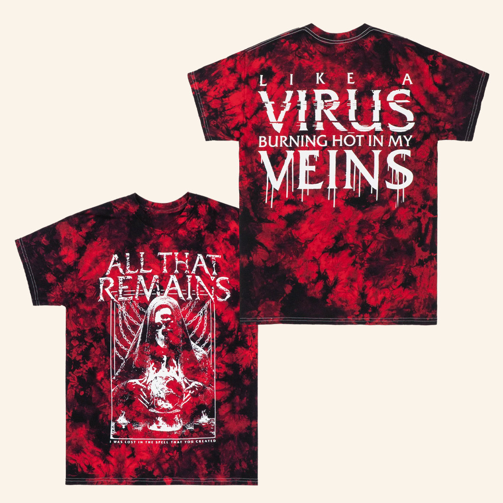 All That Remains Merch Like A Virus Tie Dye T-Shirt Christmas Gift Ideas For Brother All That Remains Merch Like A Virus Tie Dye T-Shirt Christmas Gift Ideas For Brother