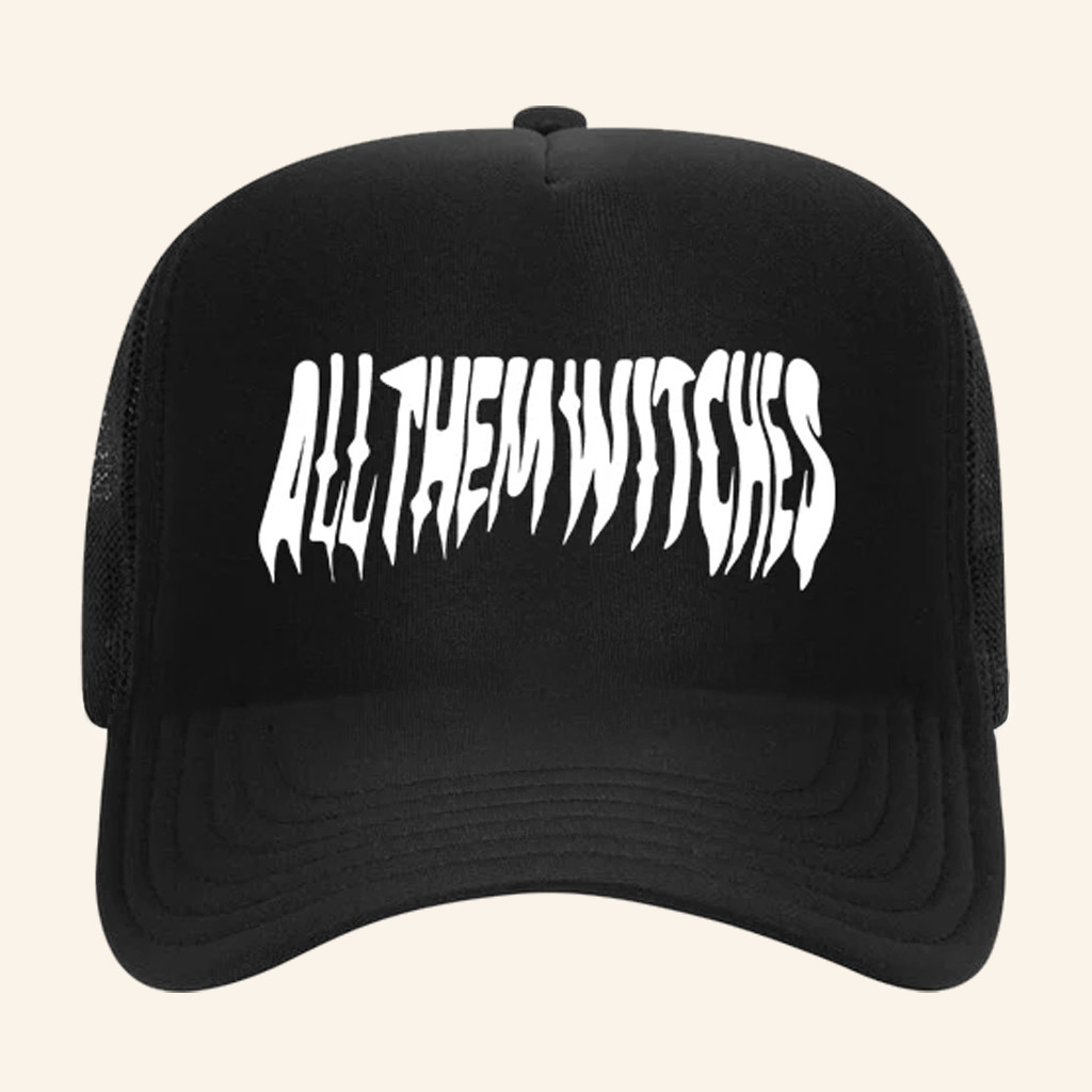 All Them Witches Merch Drip Trucker Hat All Them Witches Hat Gifts For Rock Fans