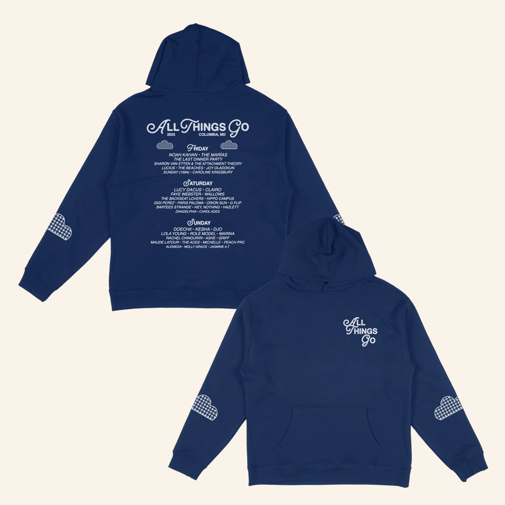 All Things Go Merch Blue Clouds DC Hoodie Gifts For Best Friends All Things Go Merch Blue Clouds DC Hoodie Gifts For Best Friends