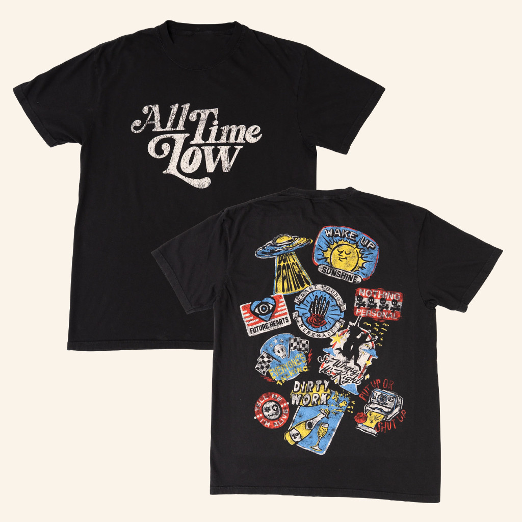 All Time Low Merch Albums Sticker T-Shirt Gifts For Rock Fans