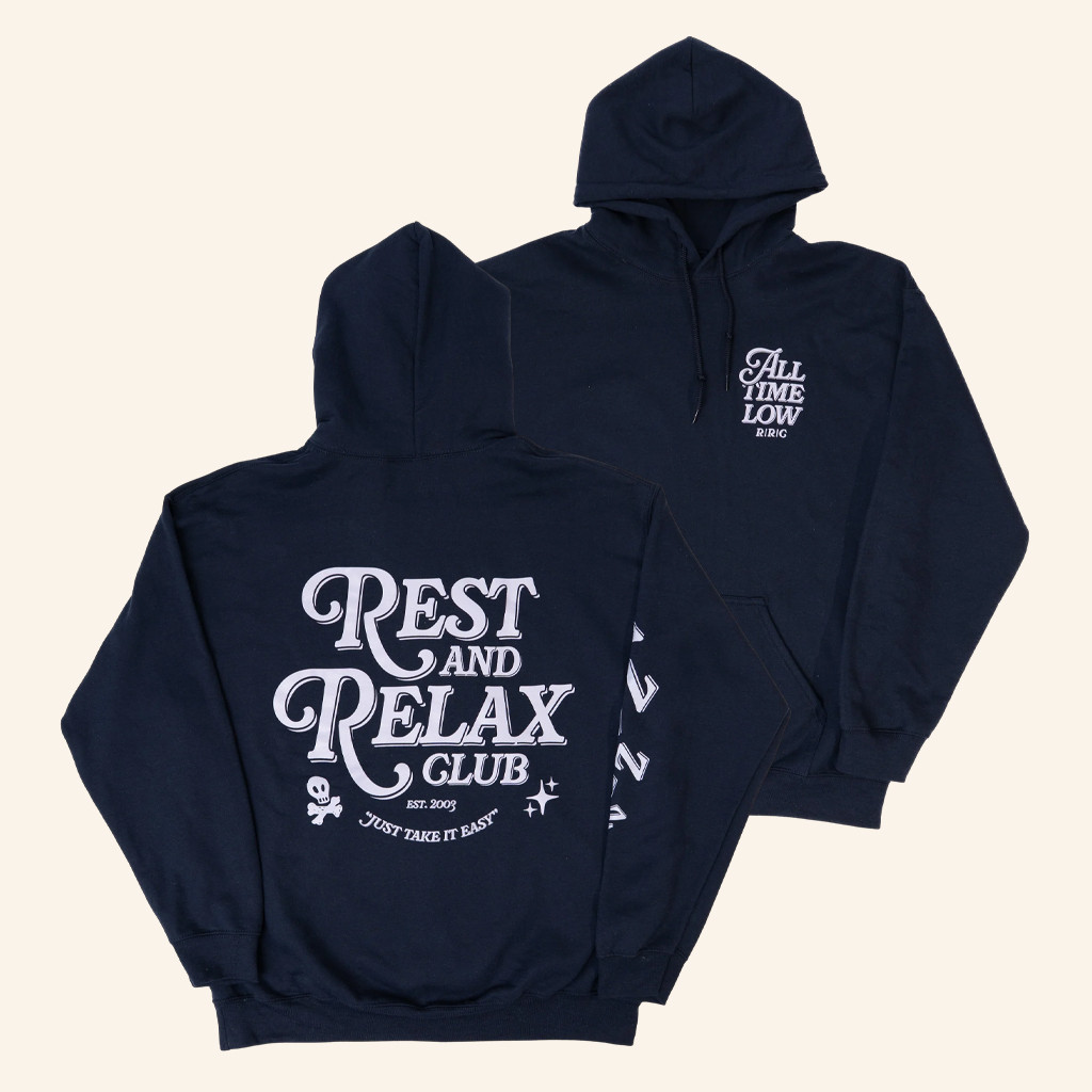 All Time Low Merch ATL Rest And Relax Club Hoodie Gifts For Rock Fans All Time Low Merch ATL Rest And Relax Club Hoodie Gifts For Rock Fans