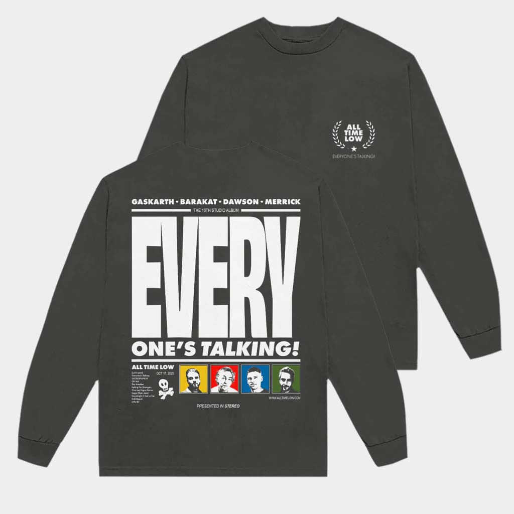 All Time Low Merch Everyone's Talking Long Sleeve T-Shirt Best Gifts For Son