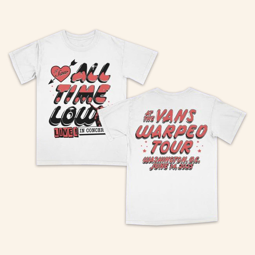 All Time Low Merch Live At Warped Tour T-Shirt Meaningful Gifts For Boyfriend