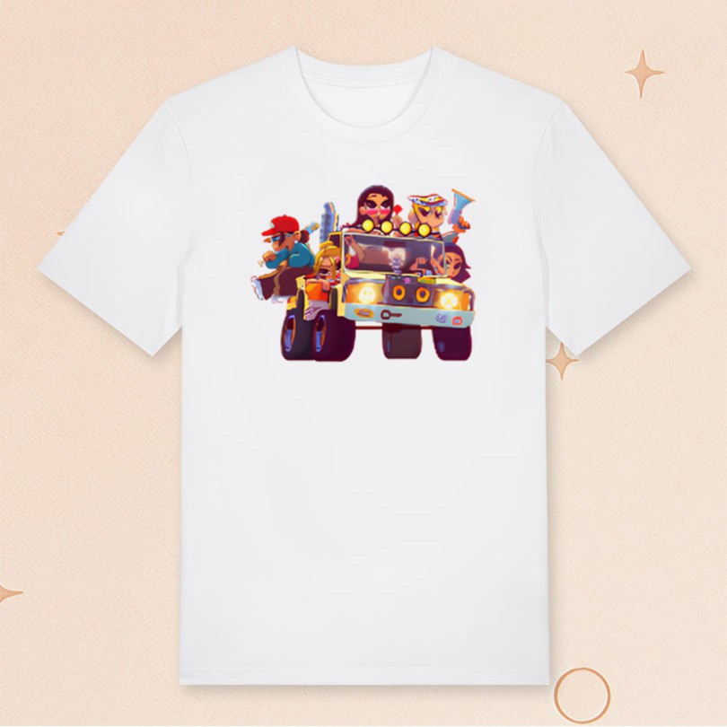 AllDay Project Merch AllDay Project Cartoon T-Shirt Birthday Gift For Sisters