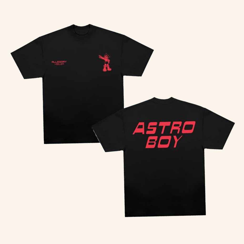 Allegory House Merch Astro Boy Logo Black T-Shirt Best Christmas Gifts For Him Allegory House Merch Astro Boy Logo Black T-Shirt Best Christmas Gifts For Him