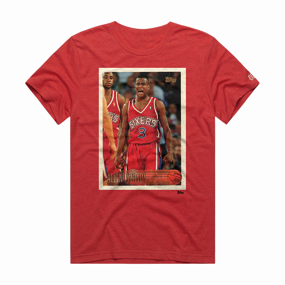 Allen Iverson Philadelphia 76ers 2026 NBA Playoffs T-Shirt Basketball Clothes Game Day Gear