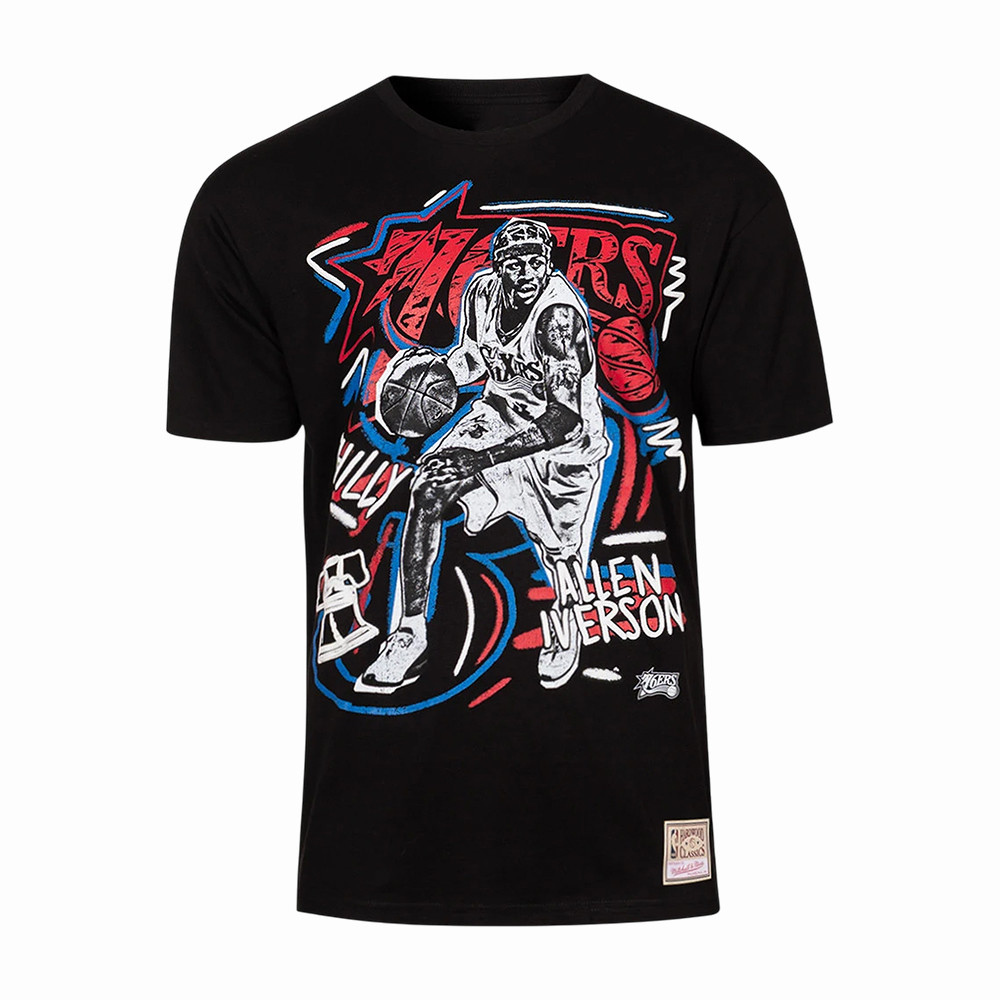 Allen Iverson Philadelphia 76ers 2026 NBA Playoffs T-Shirt Basketball Clothes Philadelphia 76ers Gear