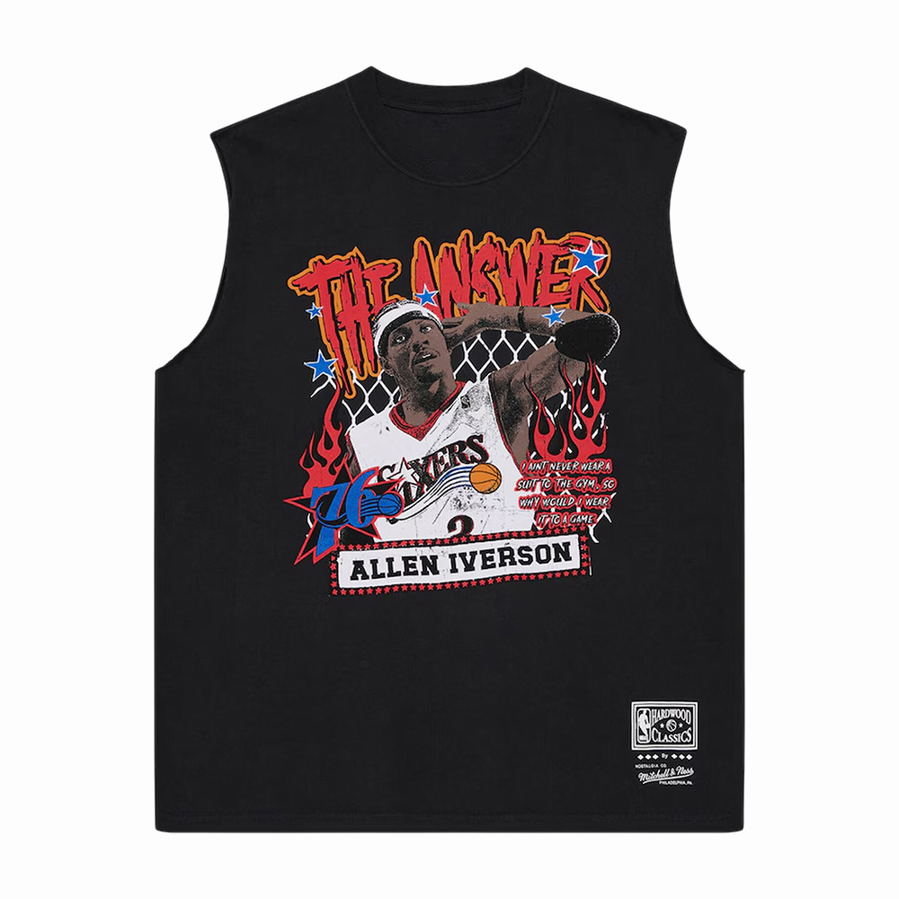 Allen Iverson Philadelphia 76ers 2026 NBA Playoffs Tank Top Basketball Clothes Fans Gear