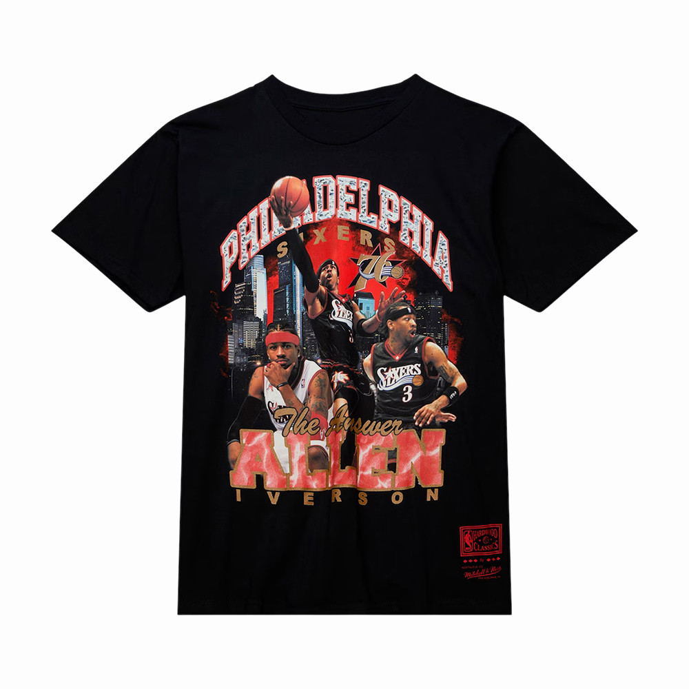 Allen Iverson Philadelphia 76ers Basketball T-Shirt 2026 NBA Playoffs Clothes Basketball Gear