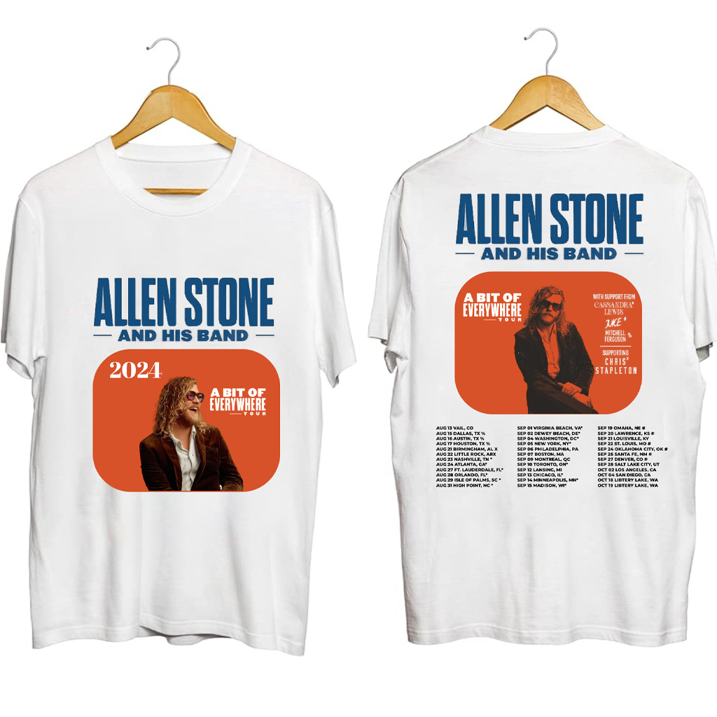 Allen Stone Fall Tour Shirt Allen Stone Merch Cool Gifts For Music Lovers