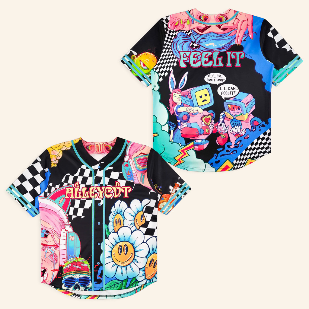 Alleycvt Merch Planet Supersonic Feel It Baseball Jersey Gifts For Music Lovers Alleycvt Merch Planet Supersonic Feel It Baseball Jersey Gifts For Music Lovers