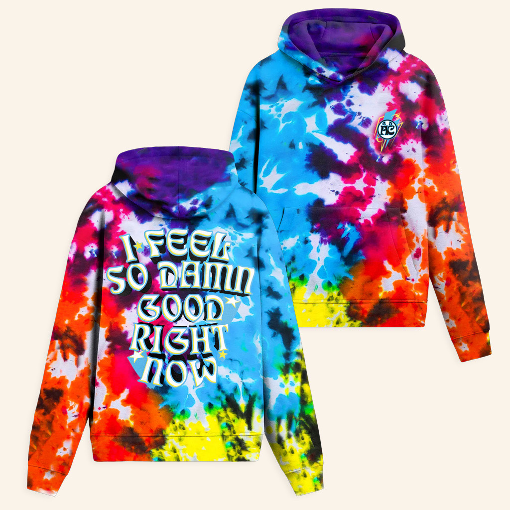 Alleycvt Merch Planet Supersonic Hoodie I Feel So Damn Good Tie Dye Hoodie Gifts For Fans Alleycvt Merch Planet Supersonic Hoodie I Feel So Damn Good Tie Dye Hoodie Gifts For Fans