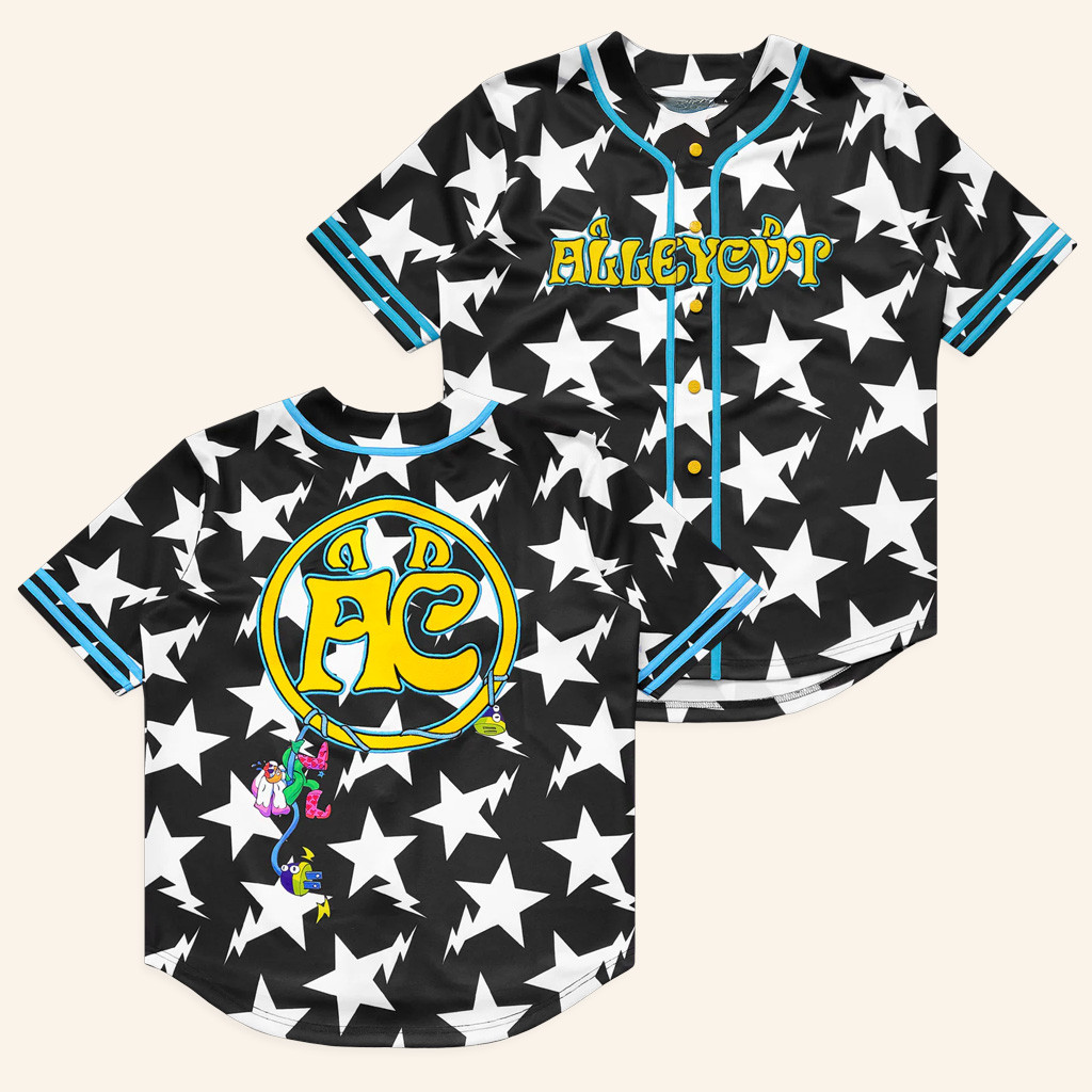 Alleycvt Merch Planet Supersonic Starstrike Baseball Jersey Christmas Gifts For Music Fans Alleycvt Merch Planet Supersonic Starstrike Baseball Jersey Christmas Gifts For Music Fans