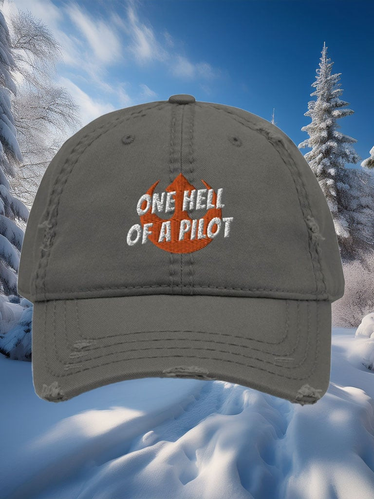Alliance Minnesota One Hell Of A Pilot Hat Embroidered Minnesota Rebel Alliance Hat No King Cap