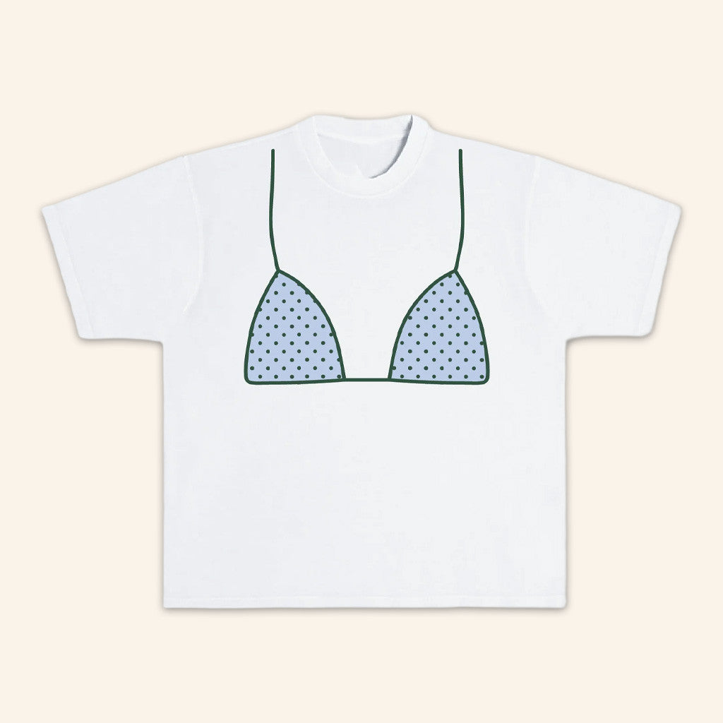 Allie Rose Co Merch Blue Polka Dot Bikini T-Shirt Great Gifts For Her Allie Rose Co Merch Blue Polka Dot Bikini T-Shirt Great Gifts For Her