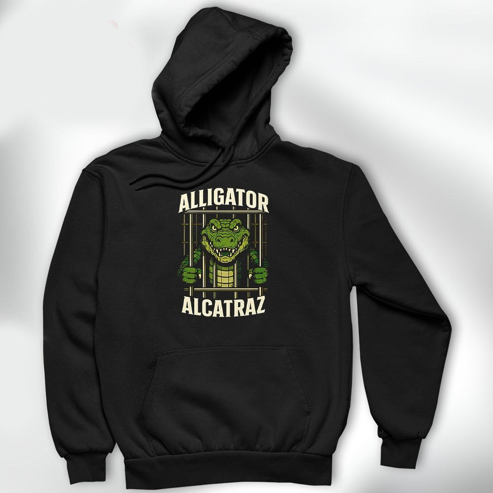 Alligator Alcatraz Florida Hoodie Funny Alligator Hoodie Gifts For Father