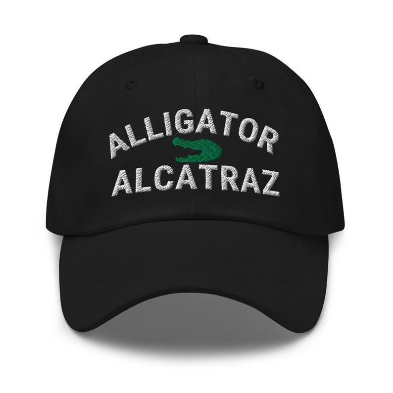 Alligator Alcatraz Hat Alligator Baseball Cap Gift For Boyfriend