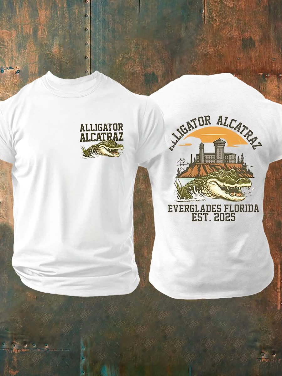 Alligator Alcatraz Shirt Everglades Florida Est 2025 Gator T-Shirt Gifts For Him Alligator Alcatraz Shirt Everglades Florida Est 2025 Gator T-Shirt Gifts For Him