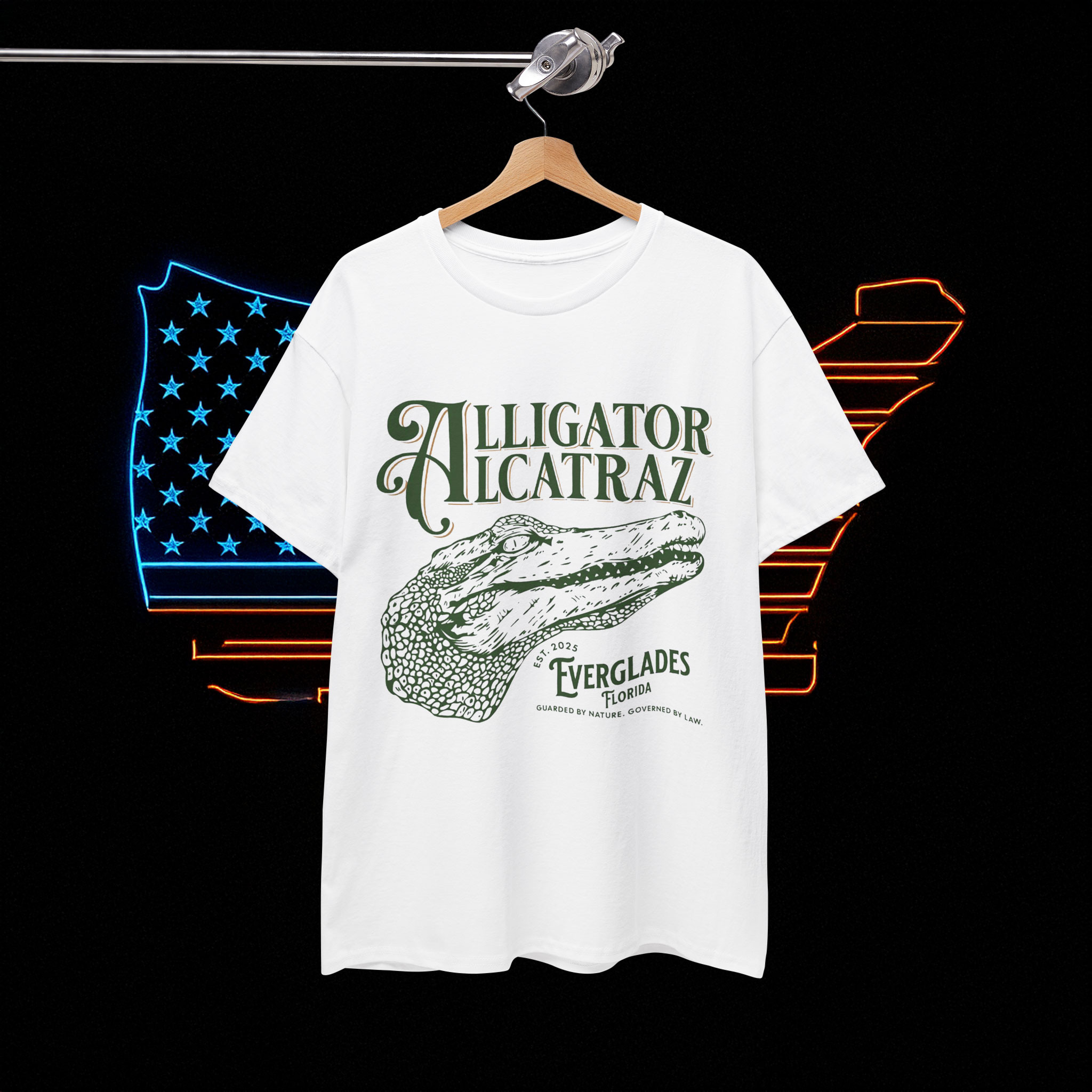 Alligator Alcatraz Shirt Everglades Florida T-Shirt Ice Immigration Shirt Dad Gifts