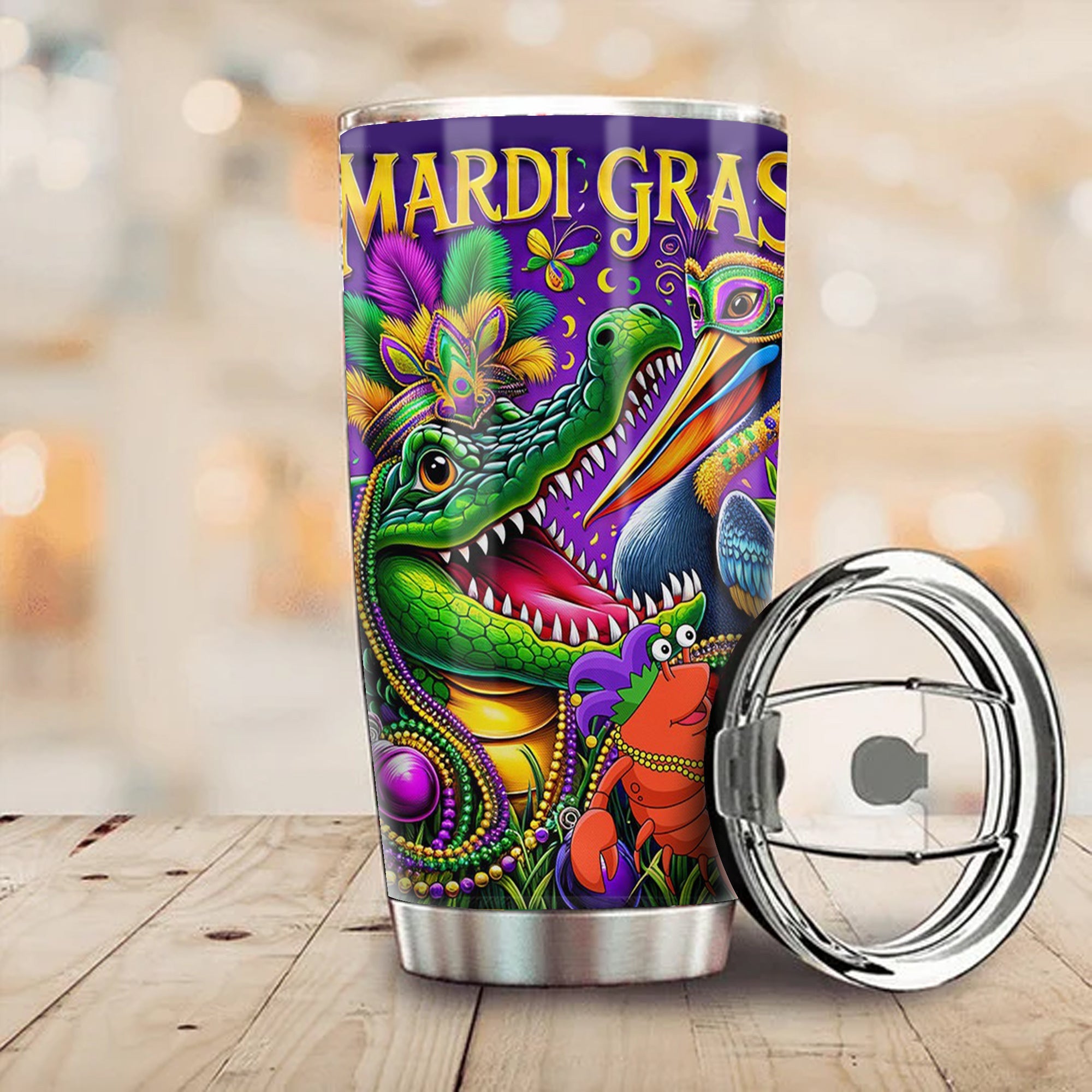 Alligator Crawfish Pelican Mardi Gras Tumbler Carnival Tumbler Mardi Gras Gift Ideas Alligator Crawfish Pelican Mardi Gras Tumbler Carnival Tumbler Mardi Gras Gift Ideas