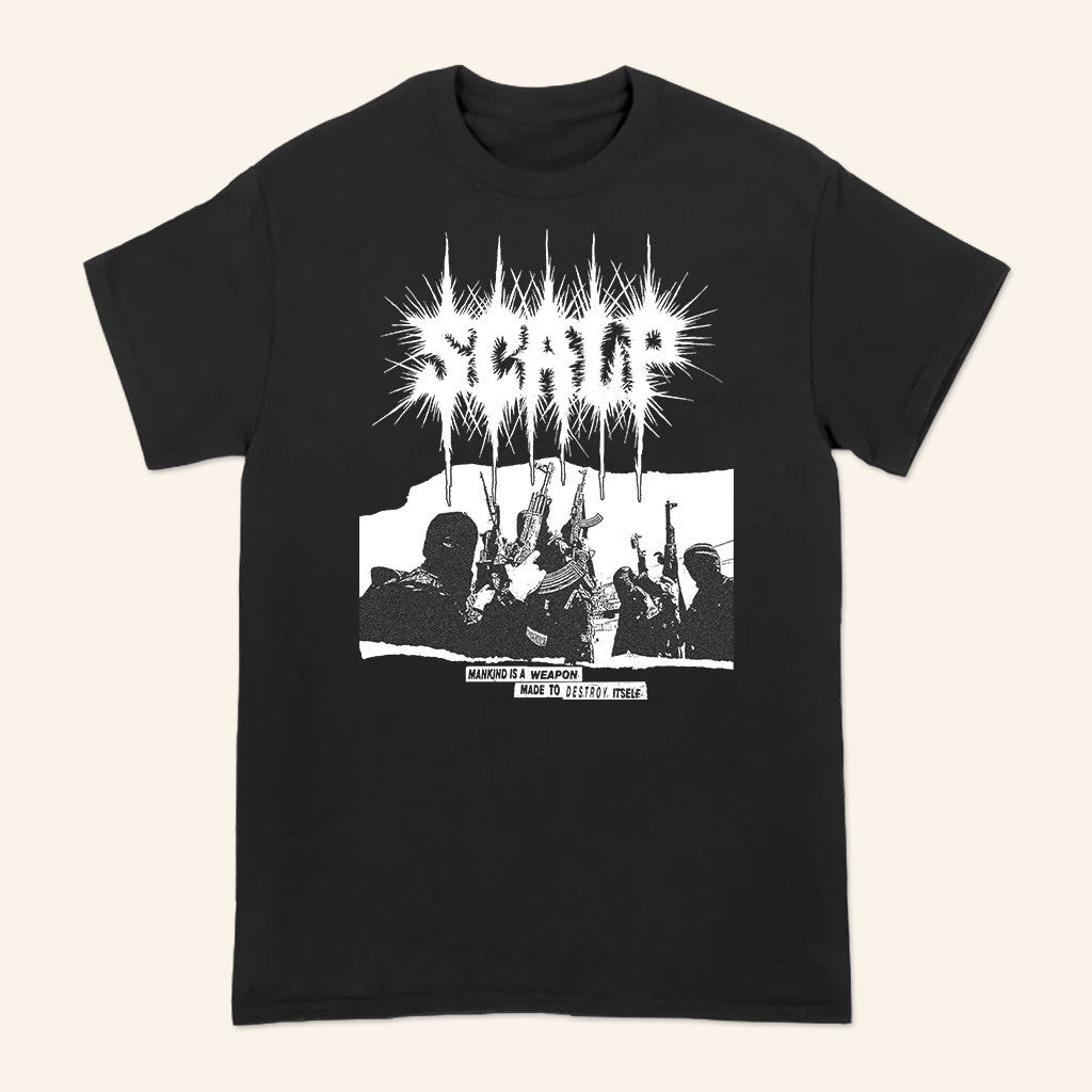 Allin Merch Scalp Mankind Is A Weapon T-Shirt Best Gifts For Dad