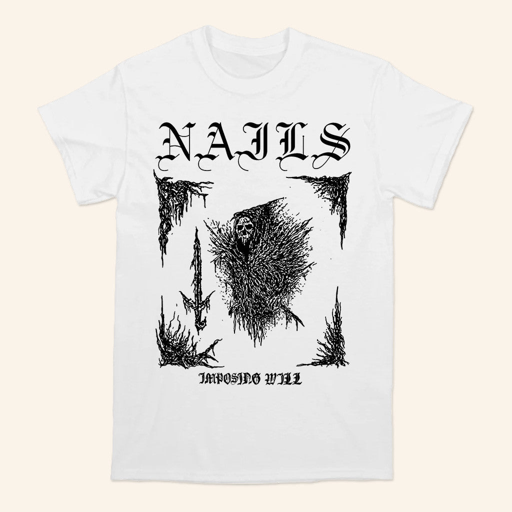 Allinmerch Merch Nails Imposing Sword T-Shirt Gifts For Husband Allinmerch Merch Nails Imposing Sword T-Shirt Gifts For Husband