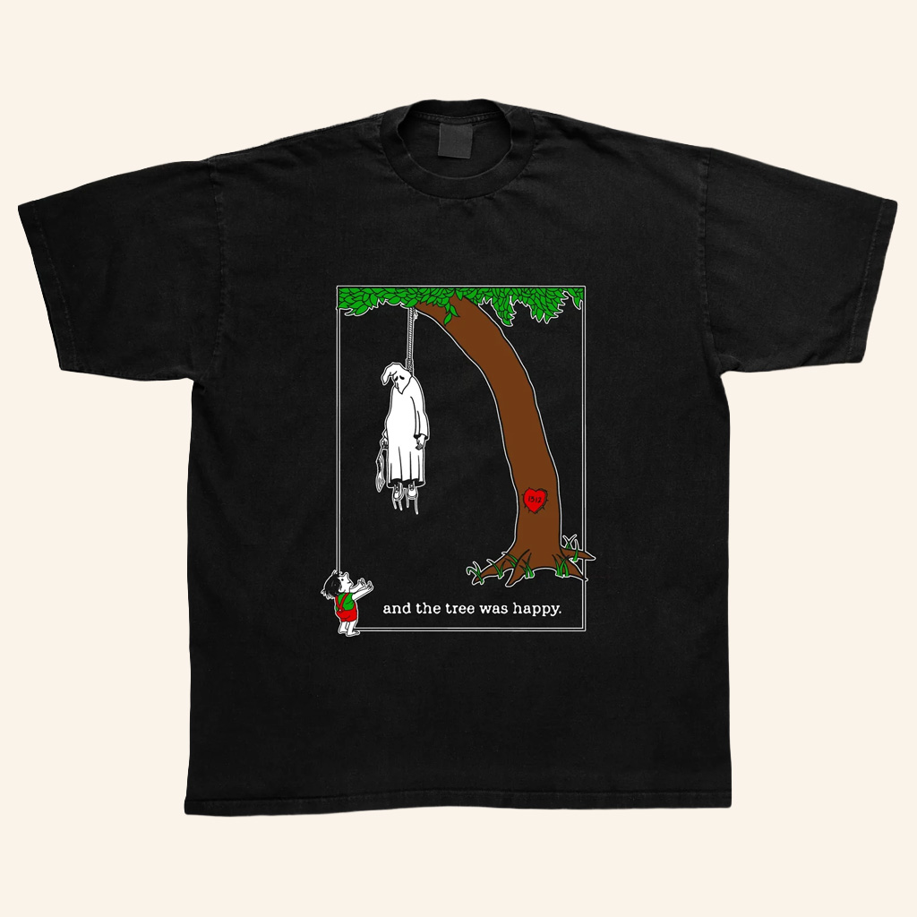 Almighty Hoodrich Merch Giving Tree T-Shirt And The Tree Was Happy Shirt Gifts For Friends Almighty Hoodrich Merch Giving Tree T-Shirt And The Tree Was Happy Shirt Gifts For Friends