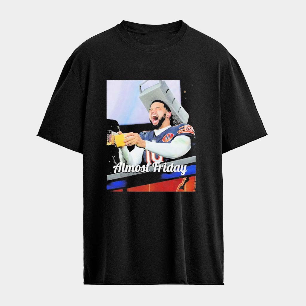 Almost Friday Caleb Williams Cheese Grater T-Shirt Gifts For Football Fans