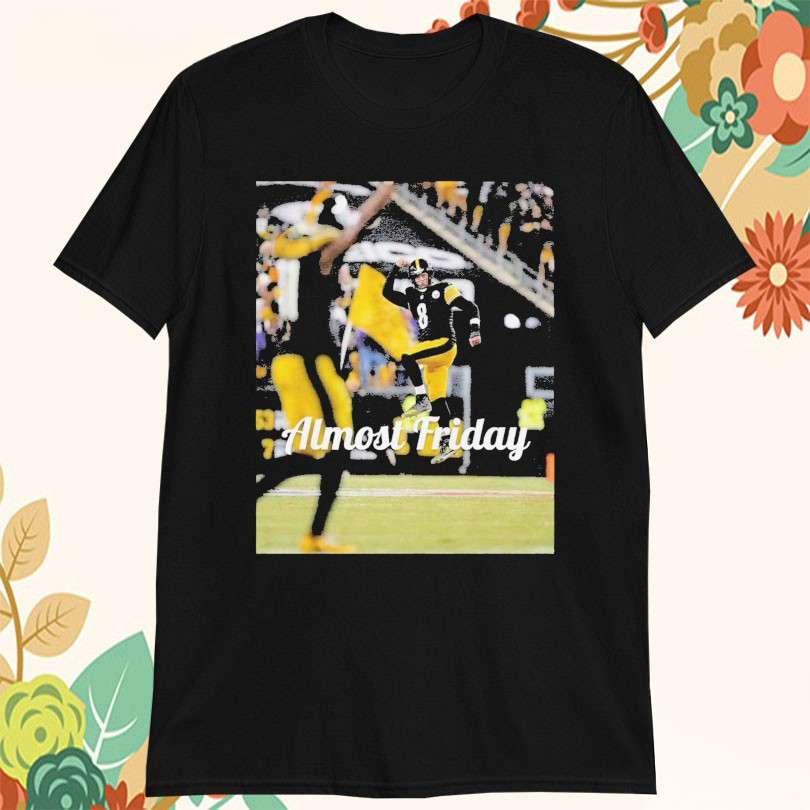 Almost Friday Pittsburgh Football Aaron Rodgers Jump T-shirt Gifts For Football Fan Almost Friday Pittsburgh Football Aaron Rodgers Jump T-shirt Gifts For Football Fan