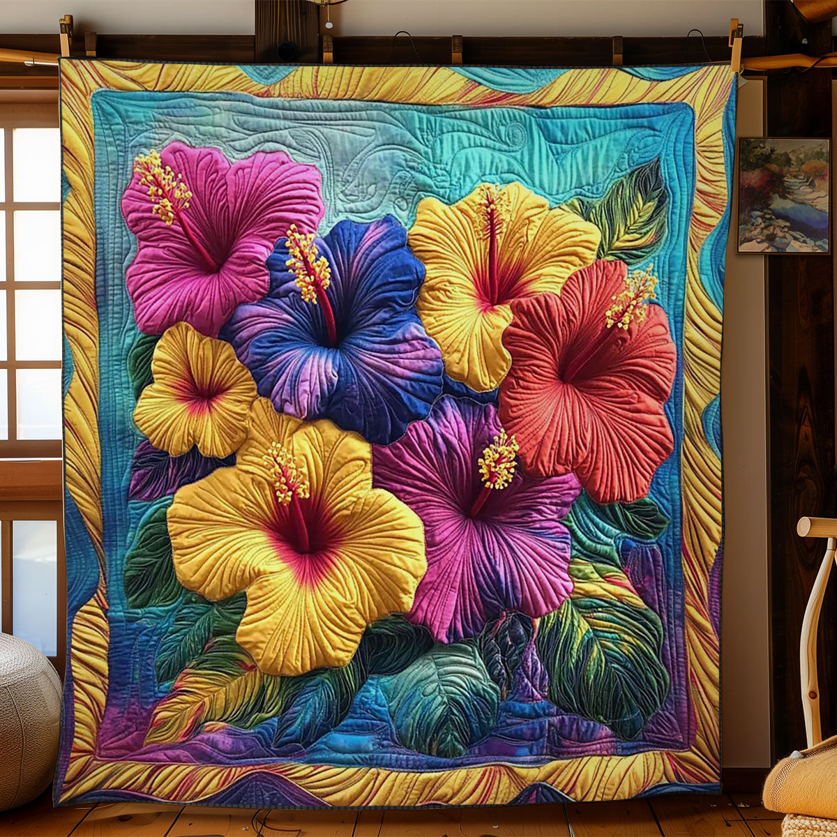 Aloha Beauty Quilt Blanket Throw Blankets For Couch Christmas Gifts For Brothers Girlfriend