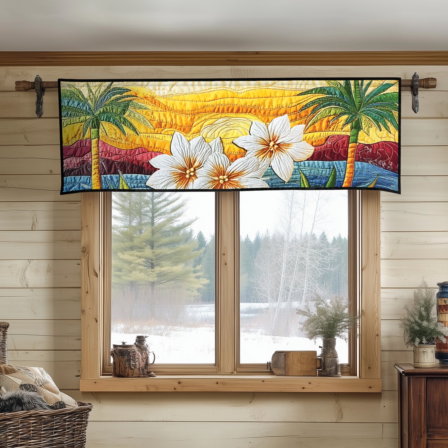 Aloha Comfort Quilted Valance Front Door Idea Christmas Gifts For Ocean Lovers