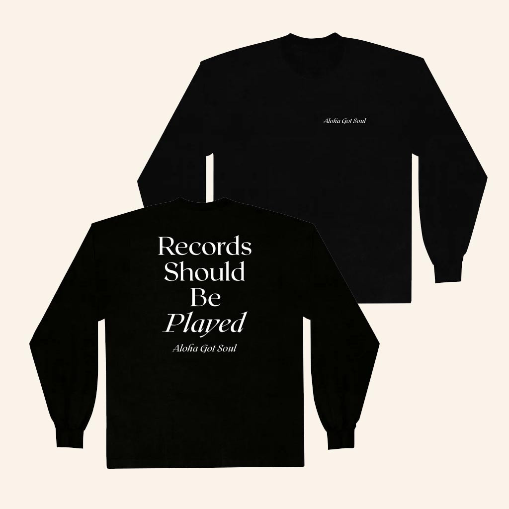 Aloha Got Soul Merch RSBP Long Sleeve T-Shirt Records Should Be Played Shirt Gifts For Son