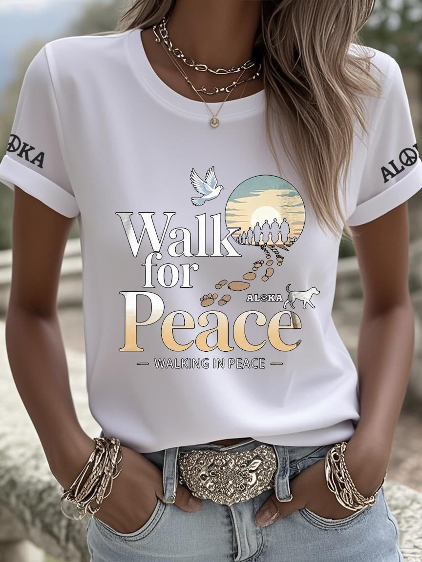 Aloka The Peace Dog Merch Buddhist Monks Walk For Peace Shirt Monks Apparel Gifts For Mom