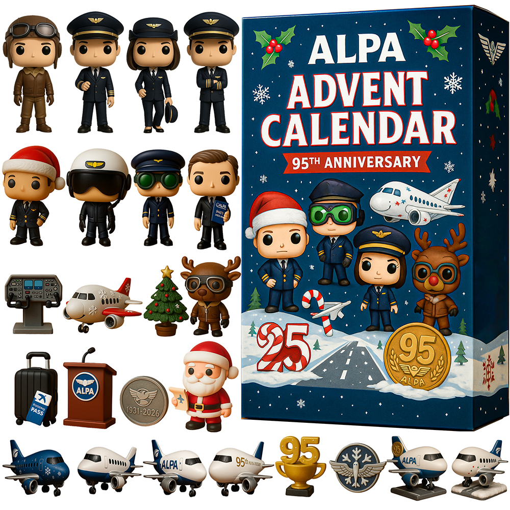 ALPA 95th Anniversary Advent Calendar Holiday Countdown Calendar Christmas Gift For Brother