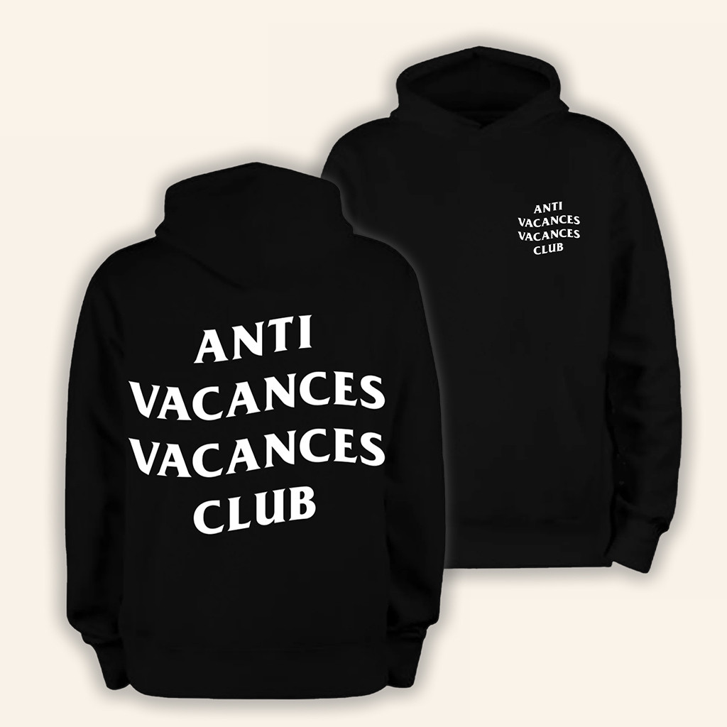 Alpha Squadron Merch Anti Vacances Club Hoodie Gifts Ideas For Brothers