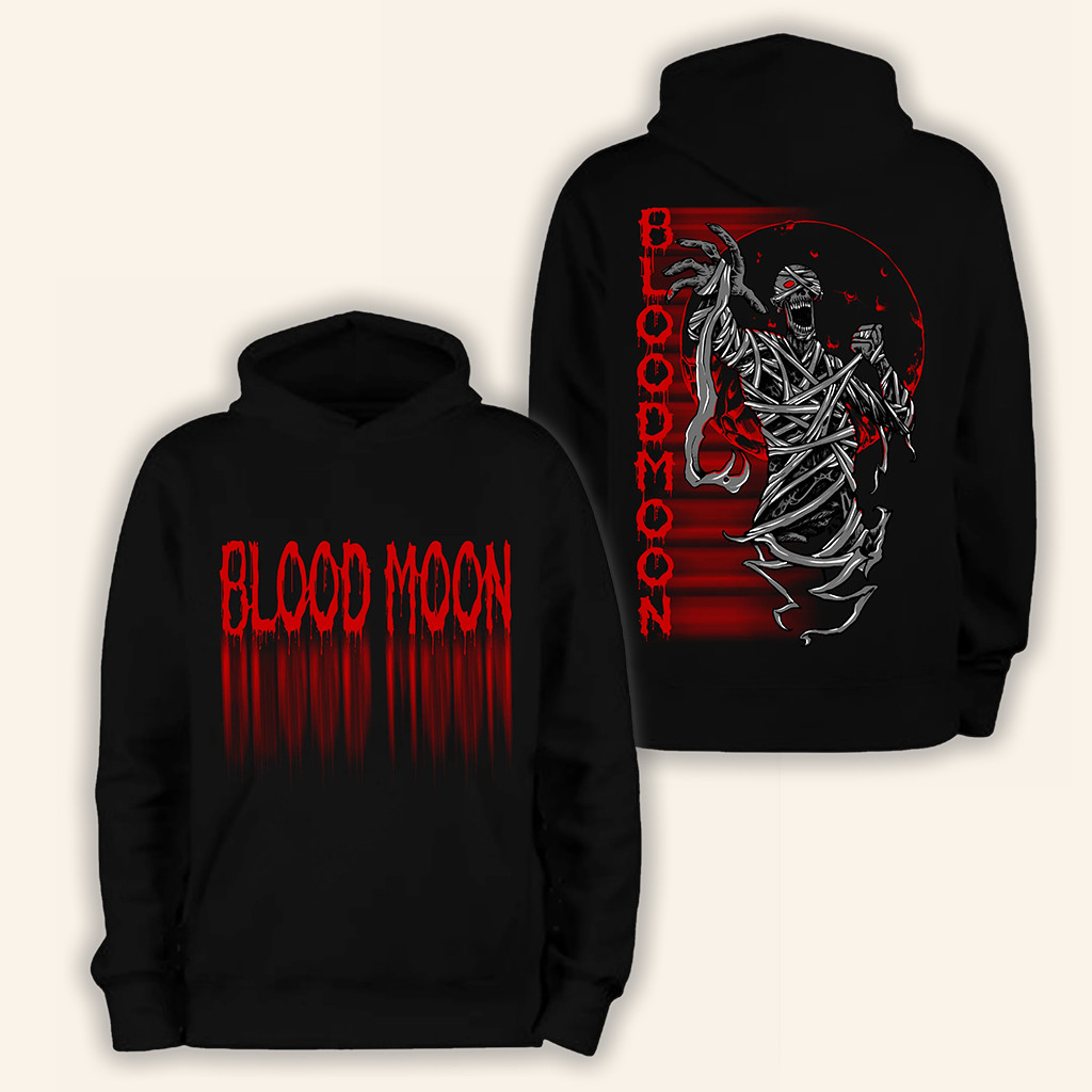Alpha Squadron Merch Mummy Blood Moon Hoodie Gifts Ideas For Dudes