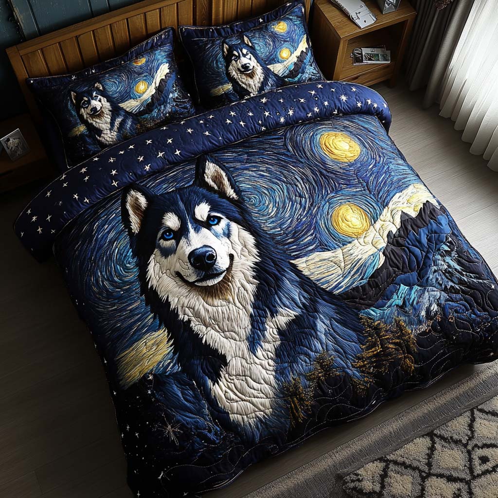 Alpha Watch Quilted Bedding Set Luxury Bed Sheet Gift Set for Ultimate Comfort