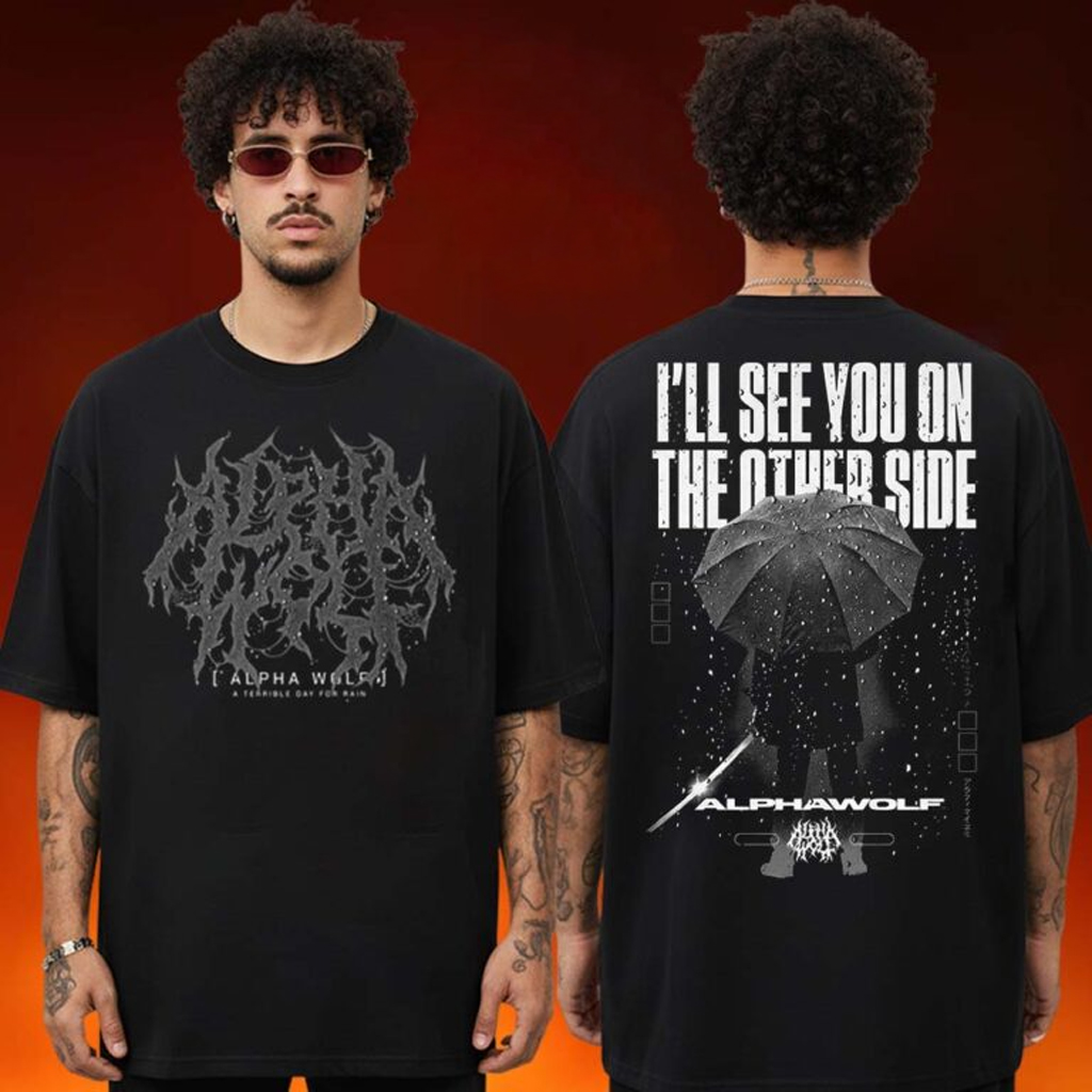 Alpha Wolf Merch Good Thing Festival 2025 A Terrible Day For Rain T-Shirt Gifts For Fans