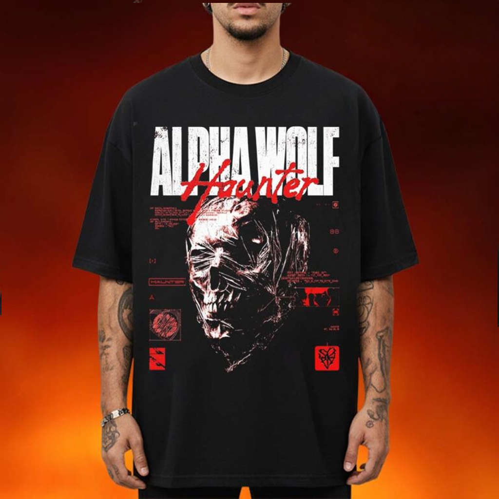 Alpha Wolf Merch Good Thing Festival 2025 Haunter T-Shirt Gifts For Music Lovers Alpha Wolf Merch Good Thing Festival 2025 Haunter T-Shirt Gifts For Music Lovers