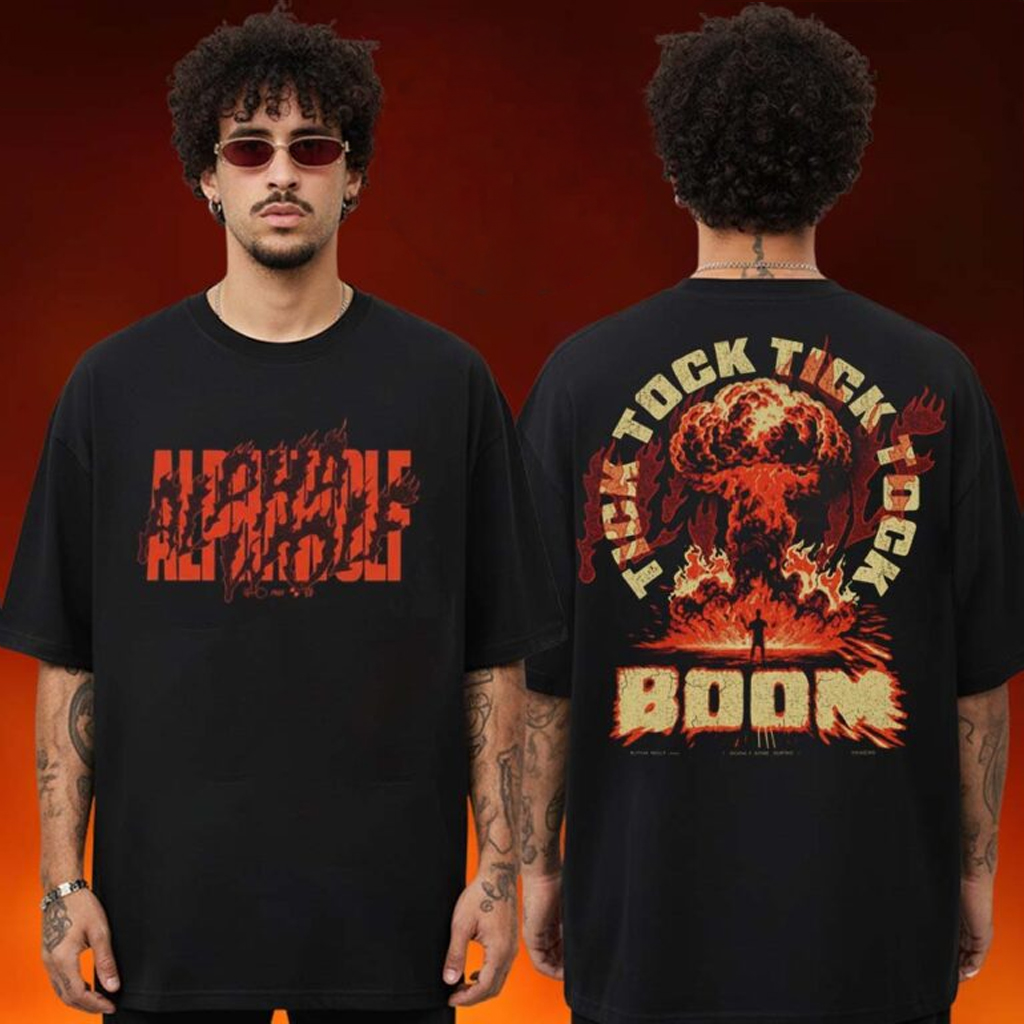 Alpha Wolf Merch Good Thing Festival 2025 Tick Tock Tick Tock Boom T-Shirt Gifts For Fans Alpha Wolf Merch Good Thing Festival 2025 Tick Tock Tick Tock Boom T-Shirt Gifts For Fans