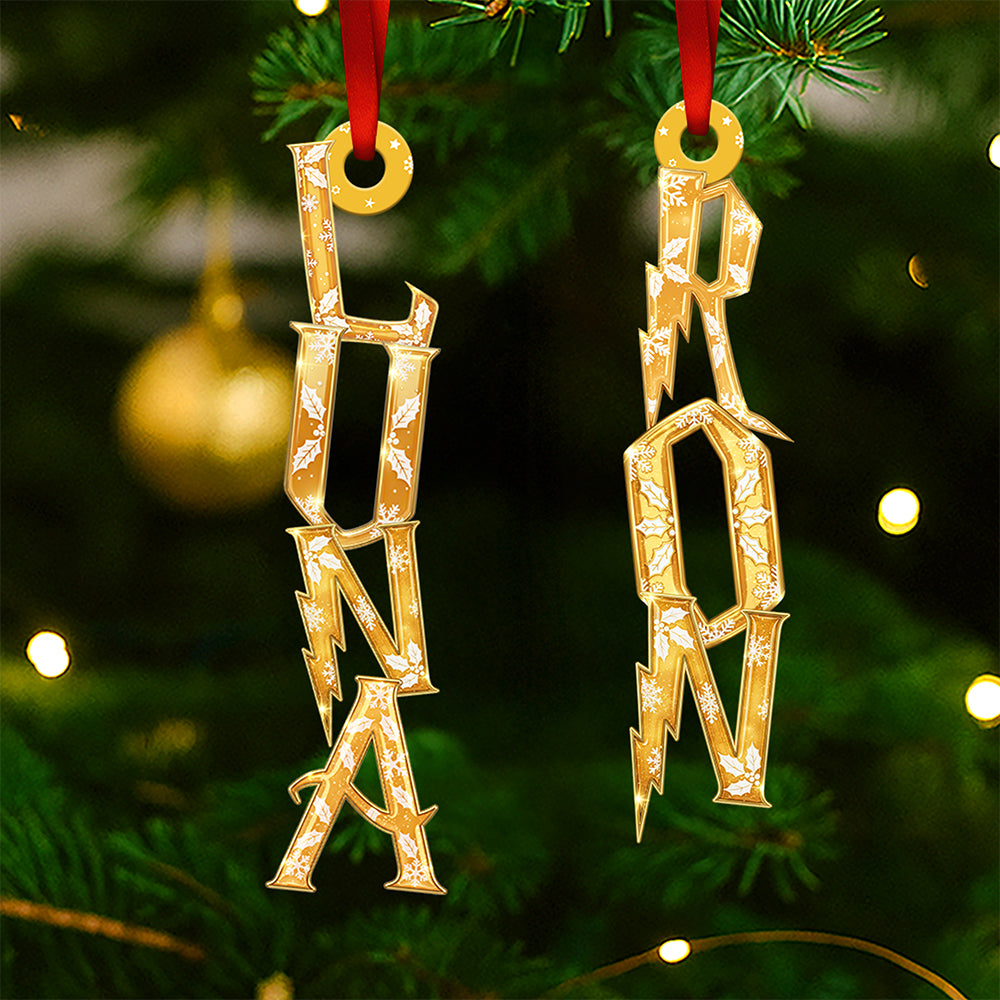 Alphabet Ornament Personalized Christmas Gifts - Fun Holiday Ornament Gift