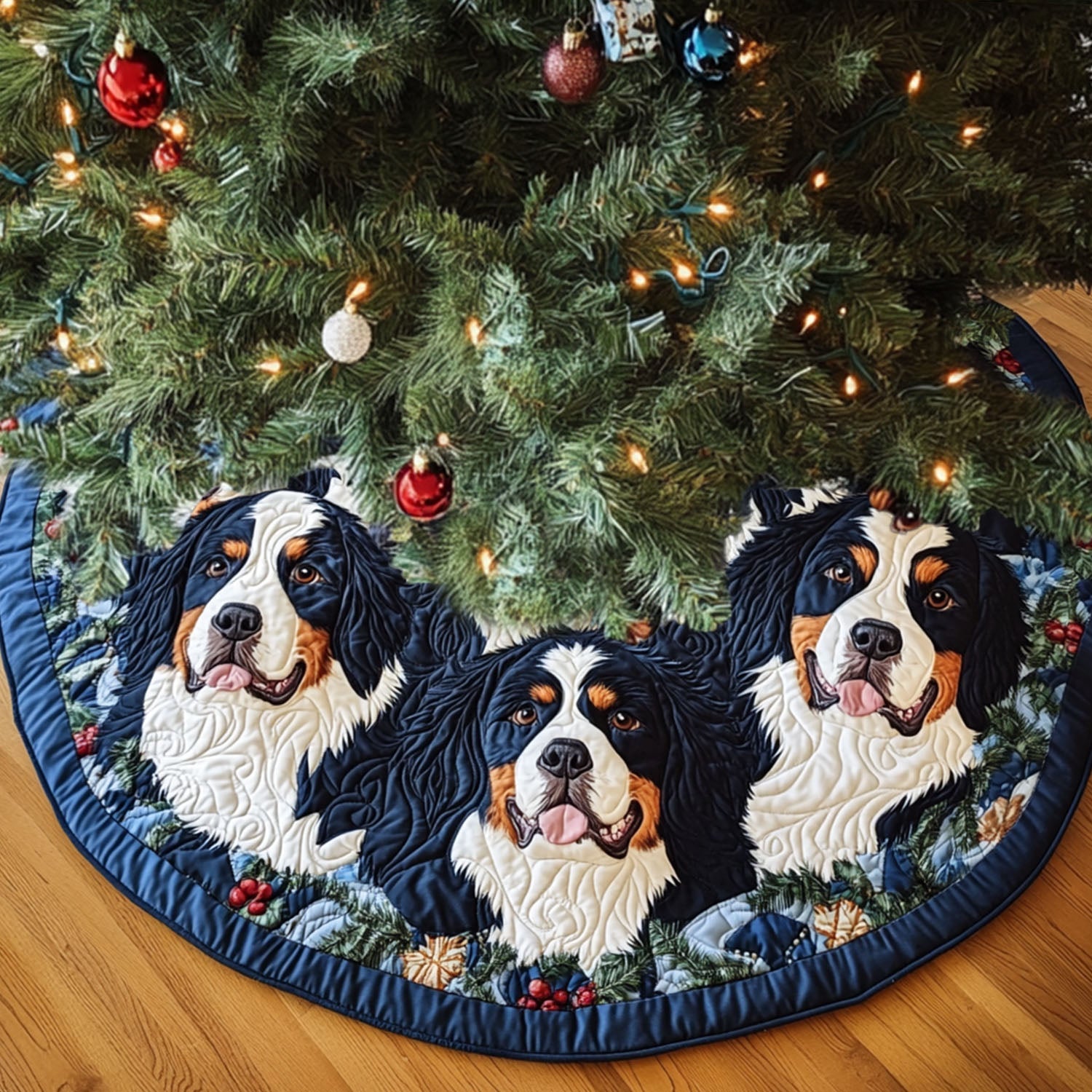 Alpine Protector Quilted Christmas Tree Skirt Christmas Hearth And Home Decor