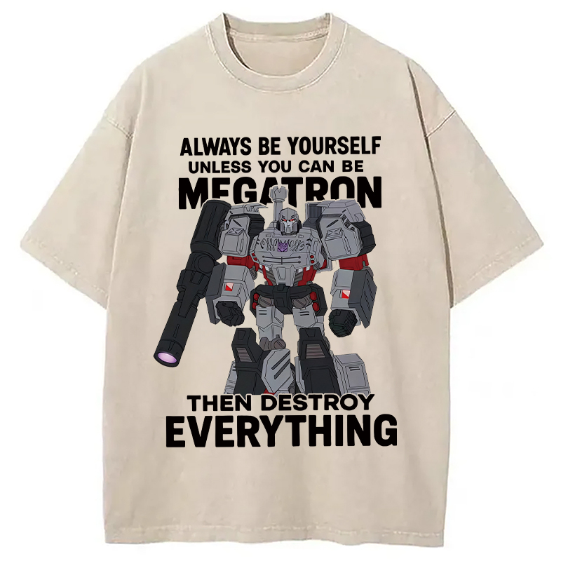 Always Be Yourself Washed T-Shirt Unique Aesthetic Fashion Tee Gifts For Brother